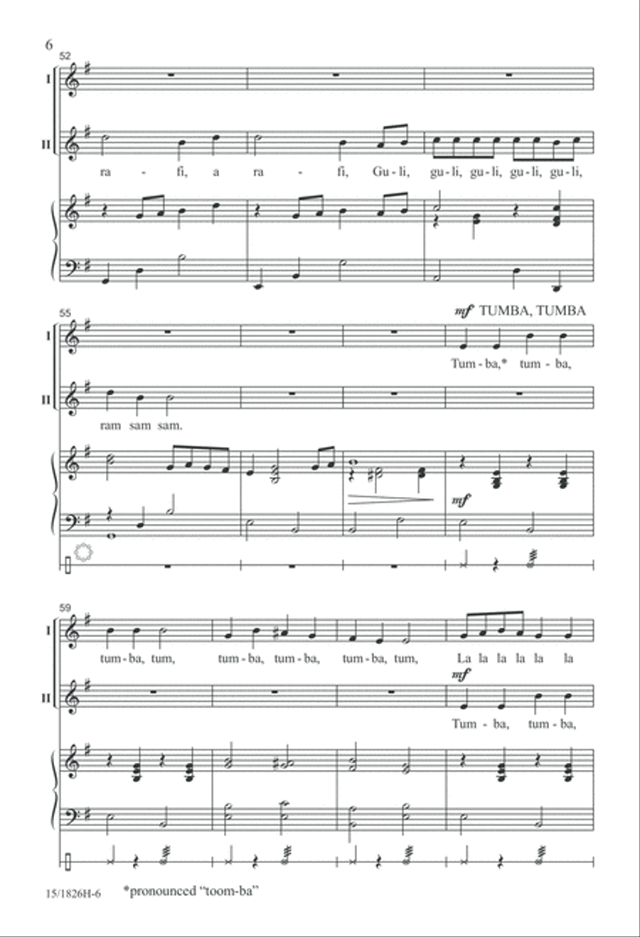 Rounds Around the World 2-Part scores gallery preview page 6