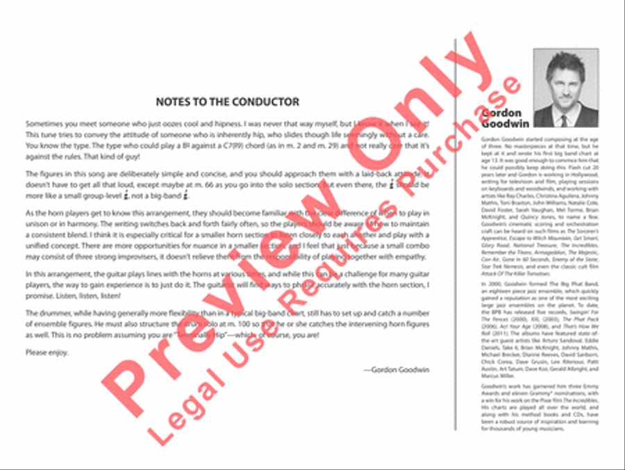 Terminally Hip Terminally Hip Jazz Ensemble scores gallery preview page 13