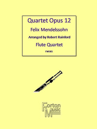 Book cover for Quartet Op 12