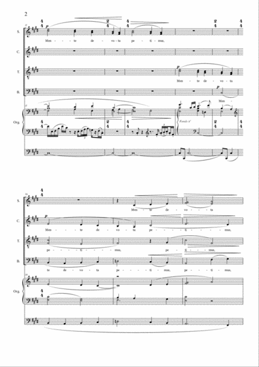 Stefano Maria Torchio: Consul æterni 4-Part scores gallery preview page 2