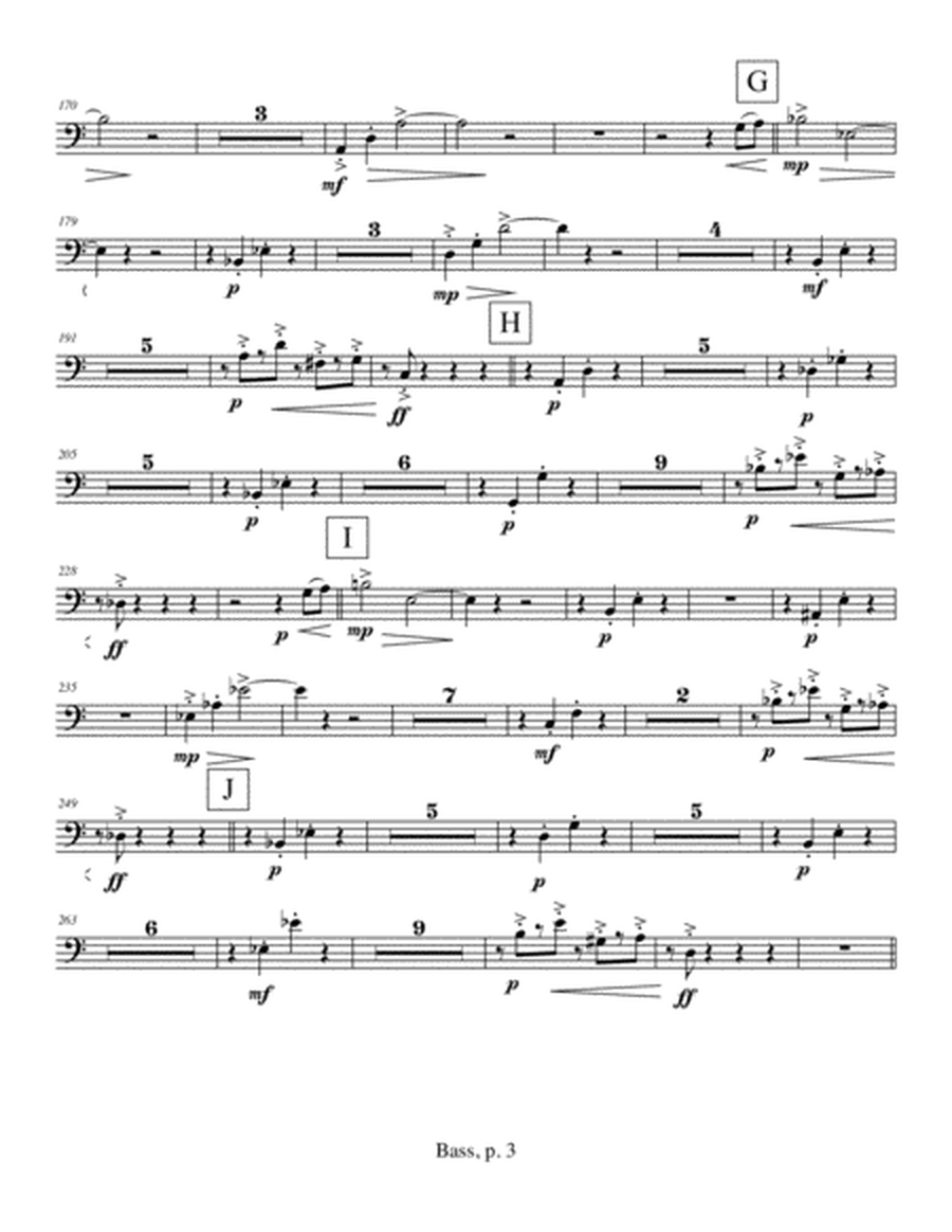 Violin Concerto (2009) Double bass part