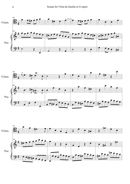 Sonata for Viola da Gamba in G major BWV 1027 3rd image number null