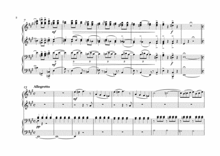 Die Fledermaus - Ouverture - for piano 4 hands image number null