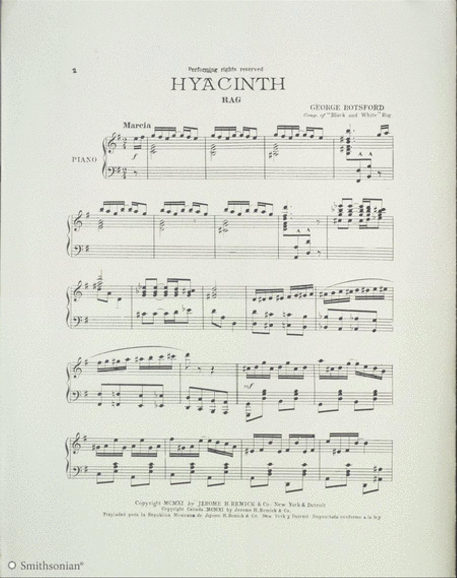 Hyacinth Rag Piano Solo scores gallery preview page 2