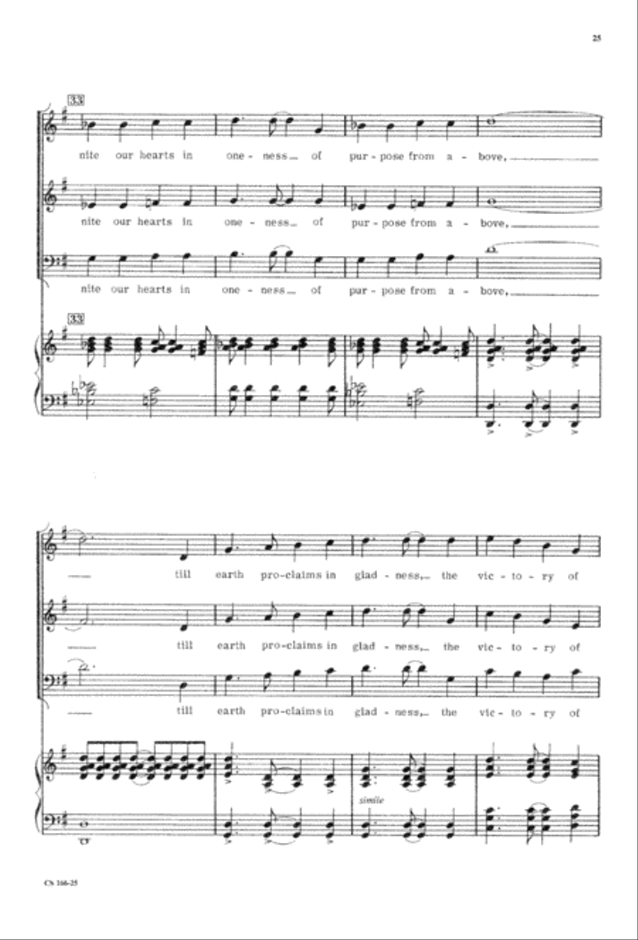 Sacred Anthem Book 3-Part scores gallery preview page 27