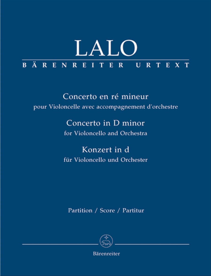 Concerto for Violoncello and Orchestra in D minor Orchestra scores gallery preview page 1