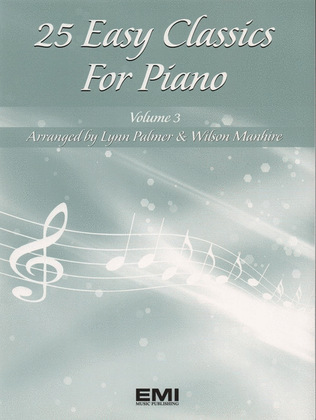 25 Easy Classics For Piano Book 3