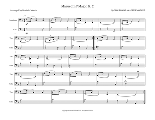 Minuet In F Major, K. 2