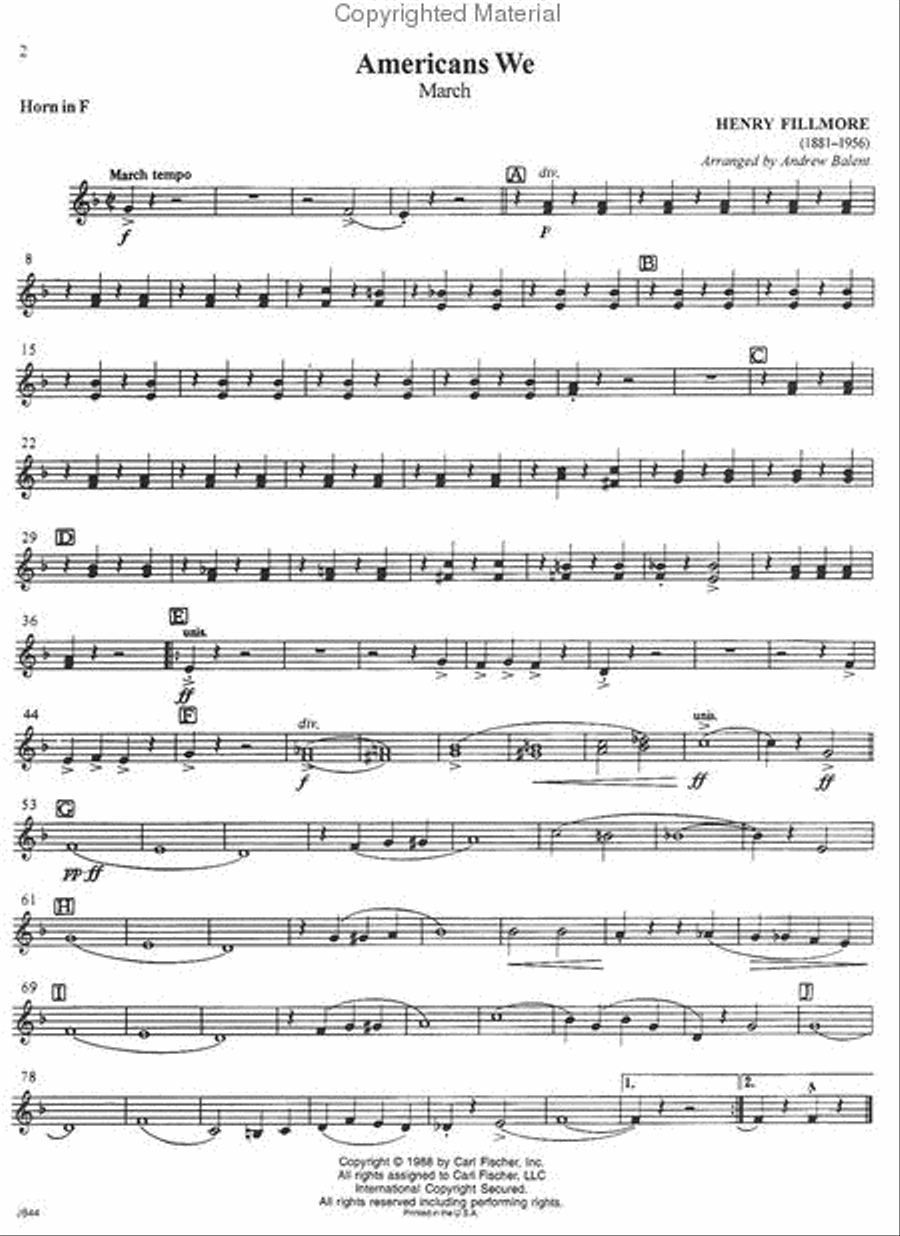 March Spectacular March Spectacular Concert Band Methods scores gallery preview page 2