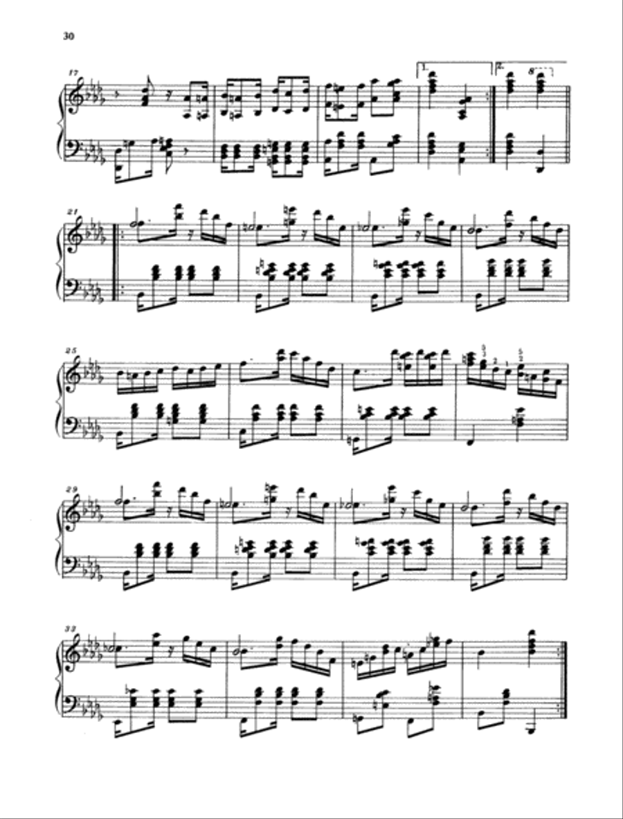 Está Chumbado Piano Solo scores gallery preview page 2
