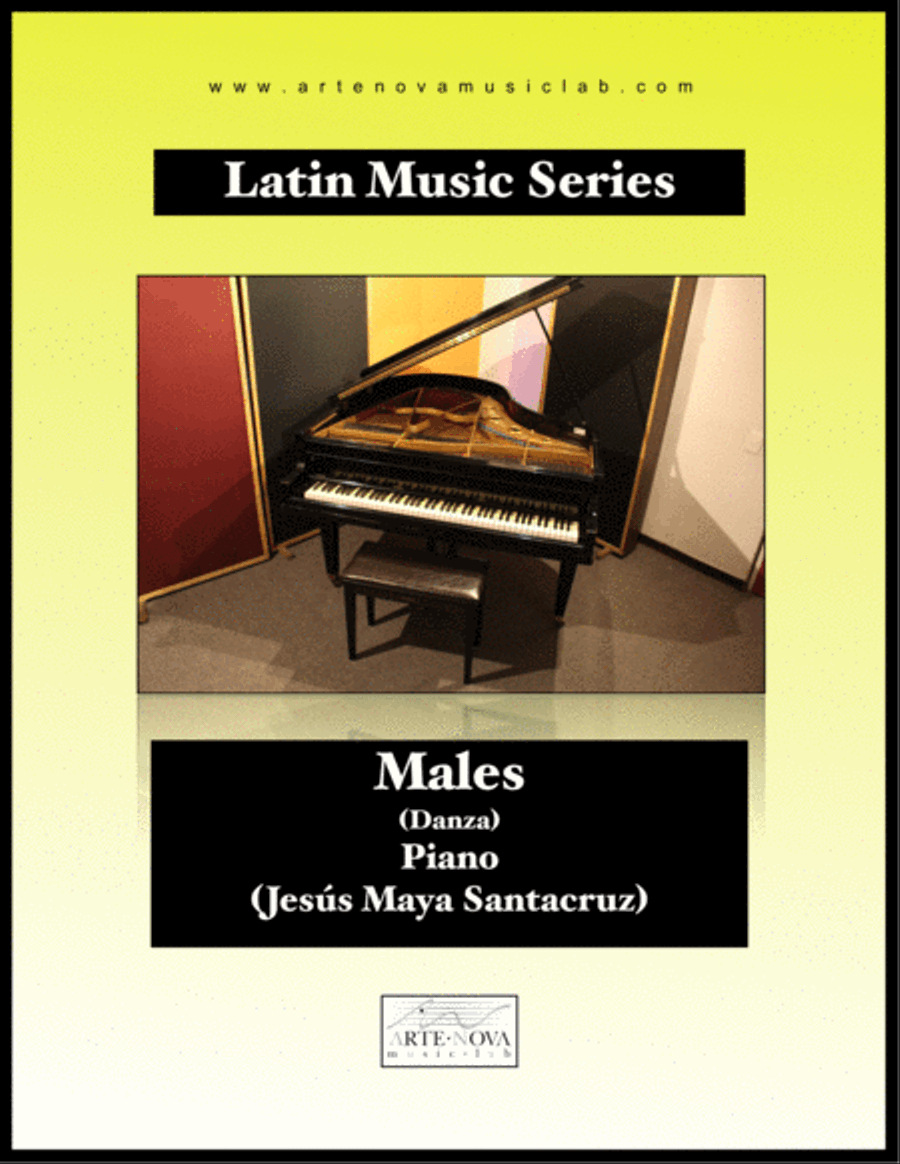Males - Danza for Piano (Latin Folk Music) Piano Solo scores gallery preview page 1
