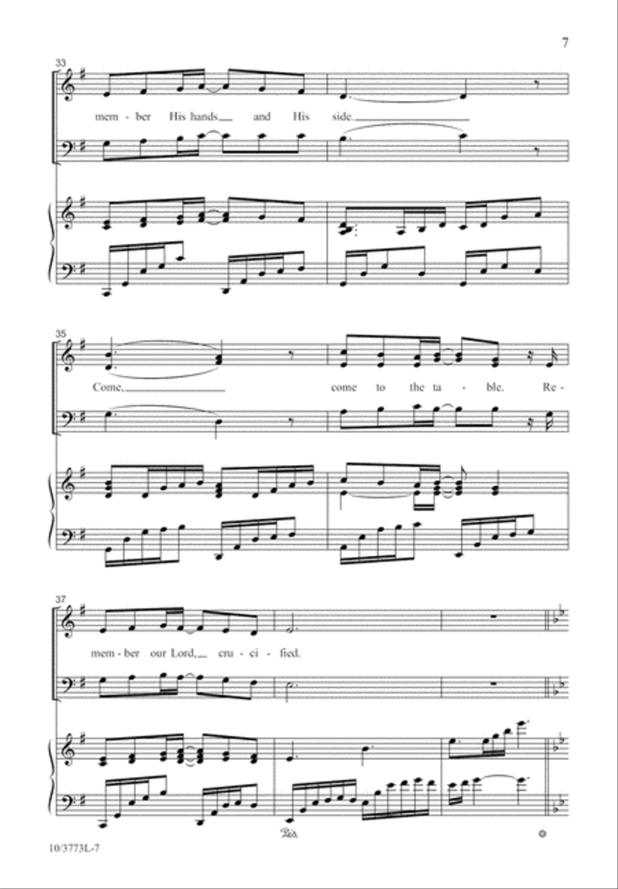 Come to the Table 3-Part scores gallery preview page 7