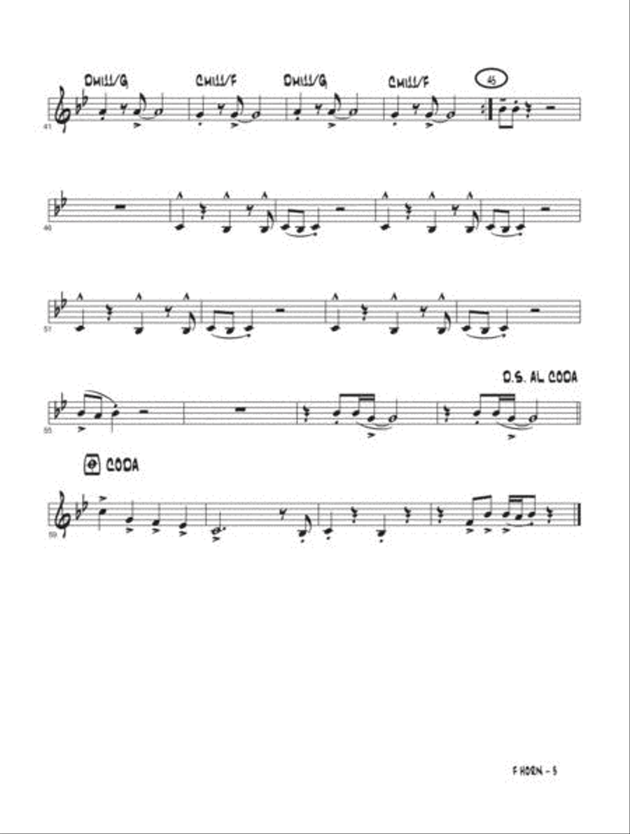Aebersold Jazz Ensemble, Vol. 1 - F Horn Jazz Ensemble scores gallery preview page 3
