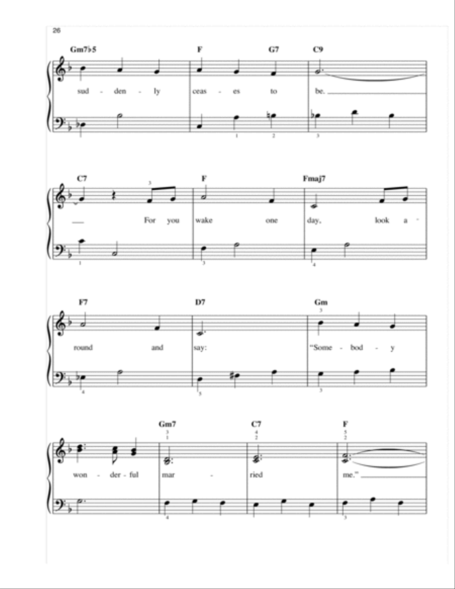 Married (Heiraten) Easy Piano scores gallery preview page 3