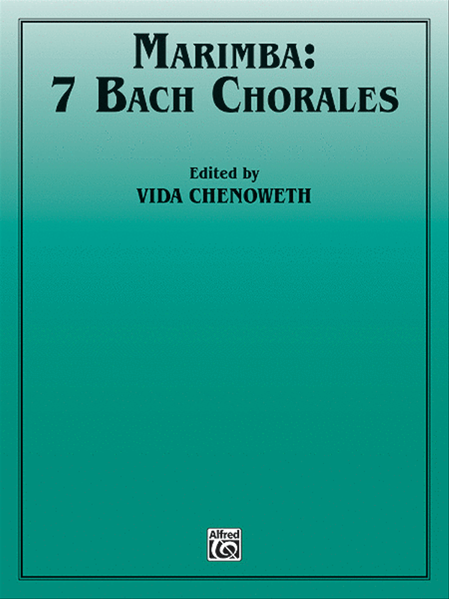 Marimba -- 7 Bach Chorales Marimba scores gallery preview page 1