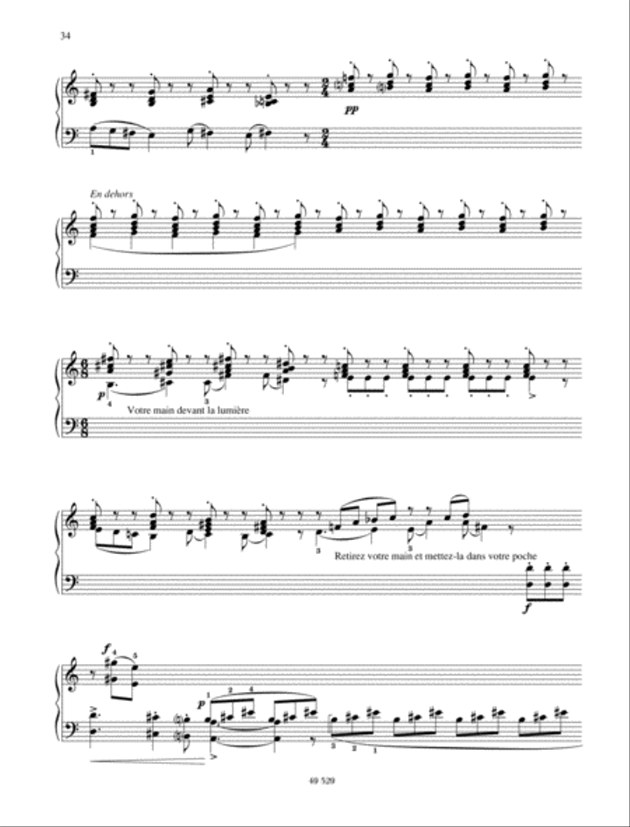 Sur une Lanterne Piano Solo scores gallery preview page 2