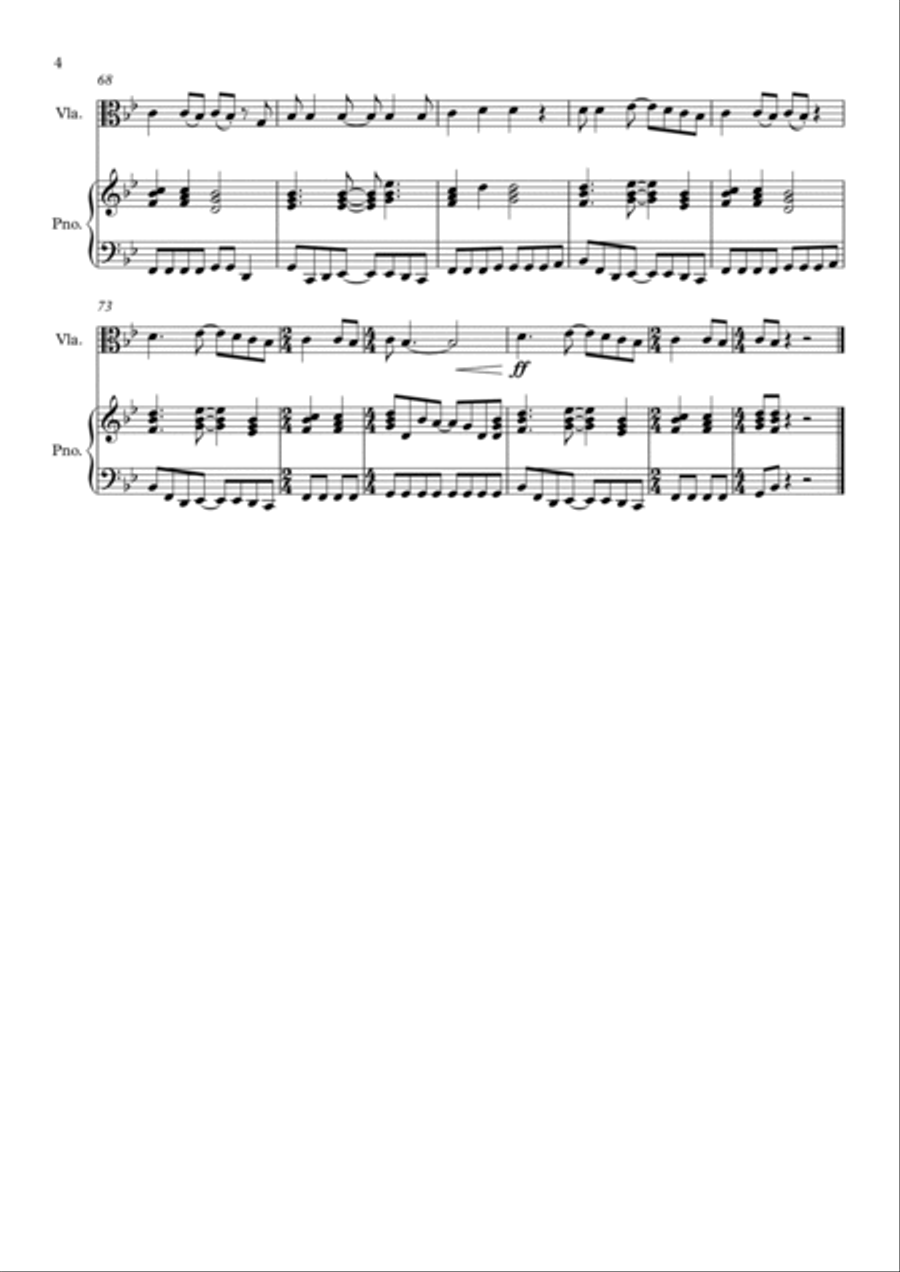 Heaven Is A Place On Earth Viola scores gallery preview page 4