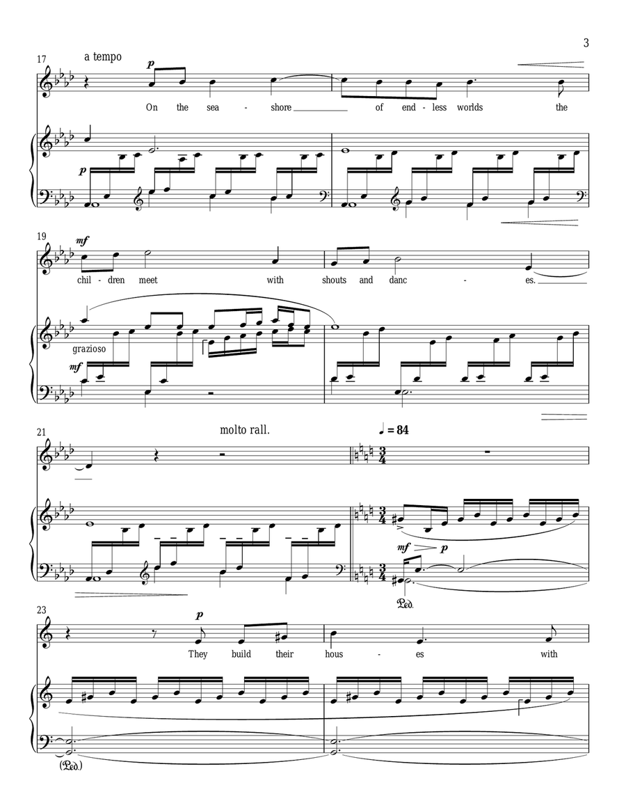 On The Seashore Of Endless Worlds Low Voice scores gallery preview page 3