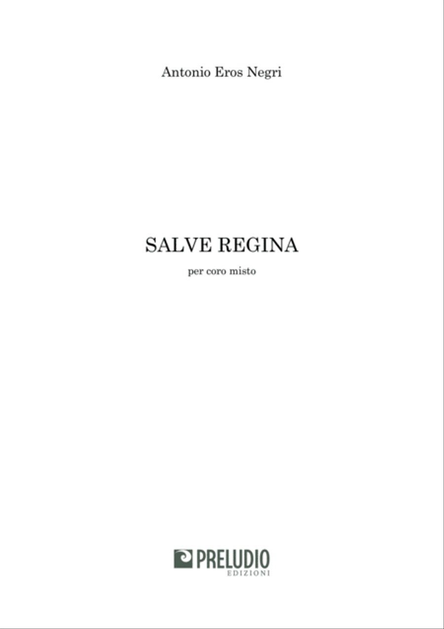 Salve Regina Salve Regina 4-Part scores gallery preview page 3