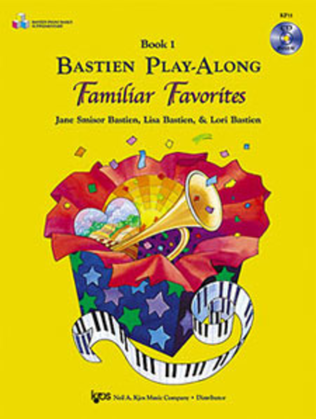 Book cover for Bastien Play-Along Familiar Favorites, Book 1 (Book & CD)