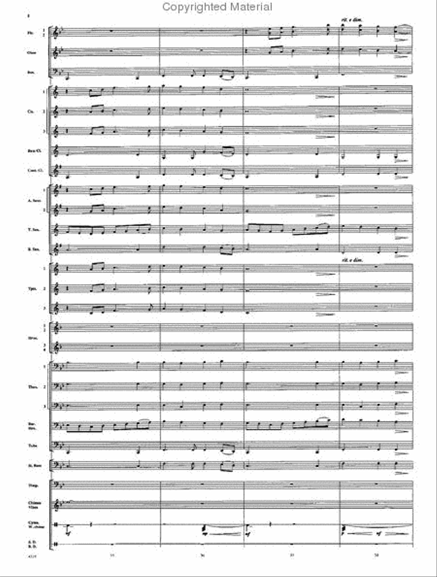 Pastorale Pastorale Concert Band scores gallery preview page 9
