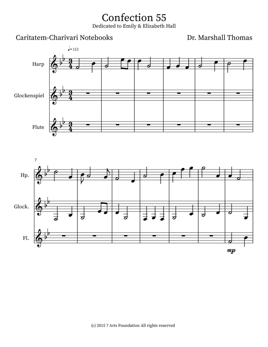 Confection 55 Flute scores gallery preview page 1