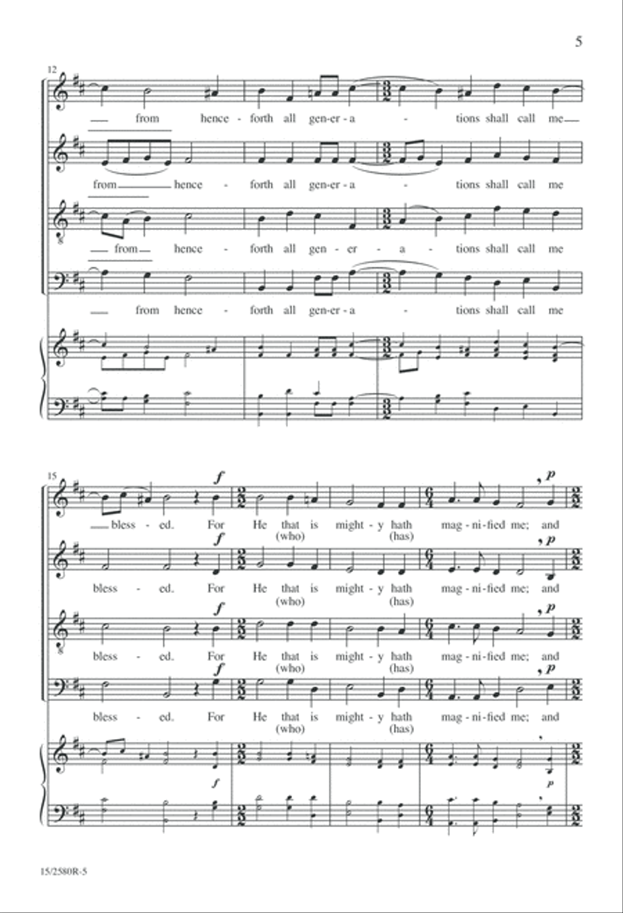 Magnificat from the 