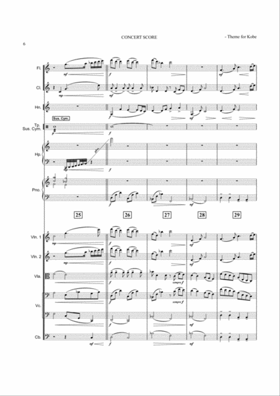 Theme for Kobe Chamber Orchestra scores gallery preview page 6