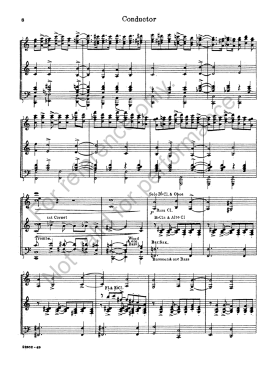 The Evolution of Yankee Doodle Concert Band scores gallery preview page 9