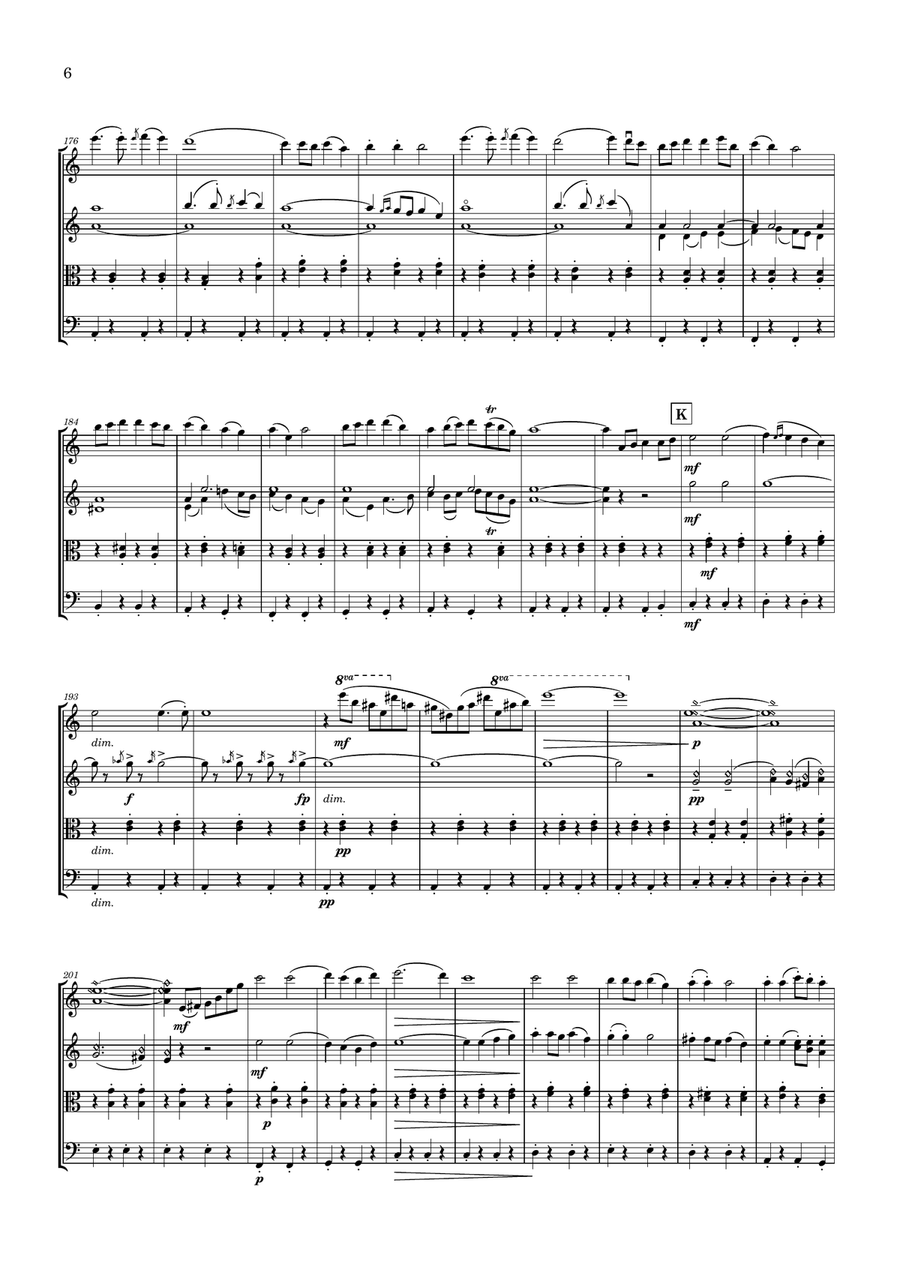 Jūdz tautietis Jūdz tautietis String Quartet scores gallery preview page 6