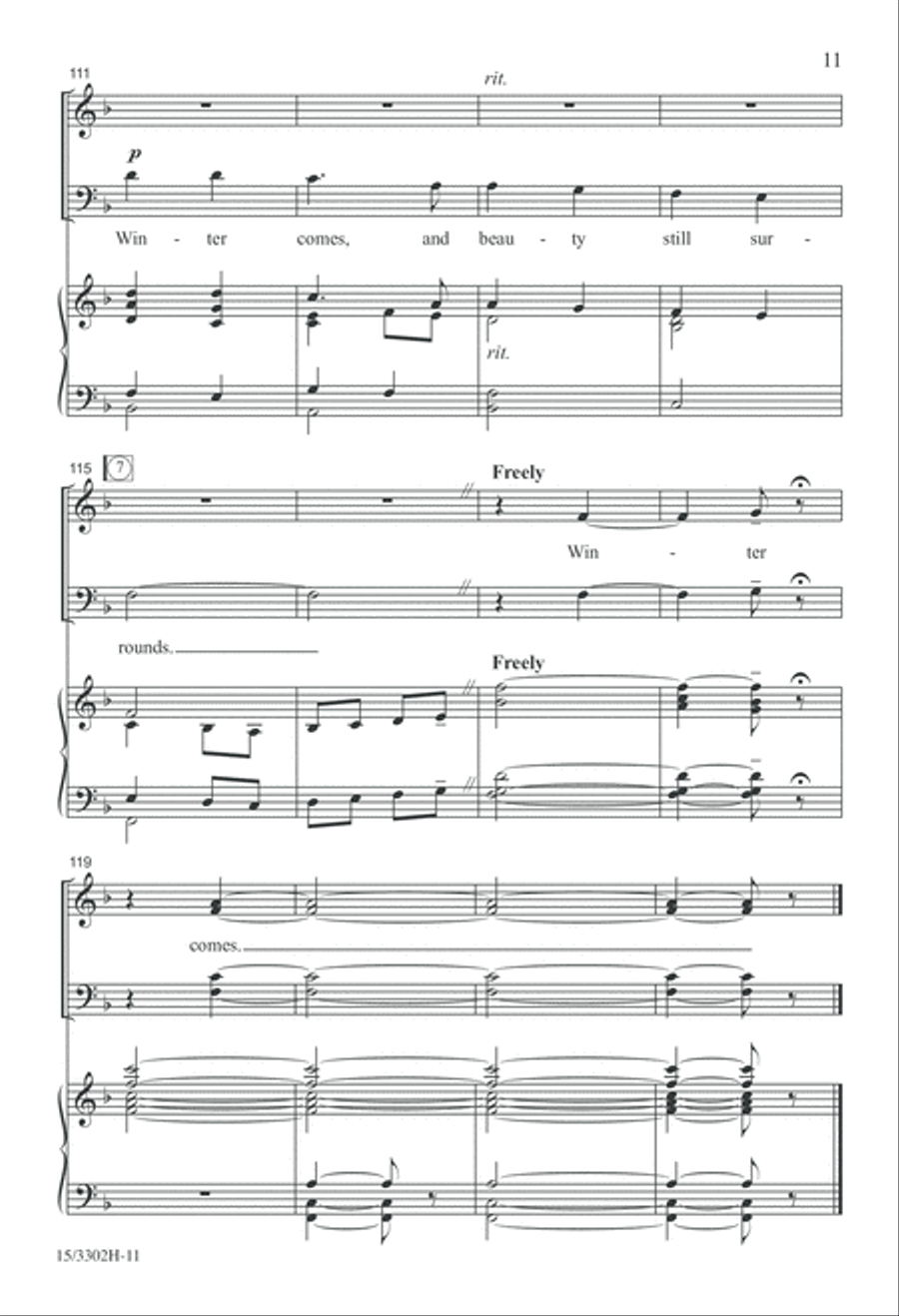 Winter Comes 4-Part scores gallery preview page 11