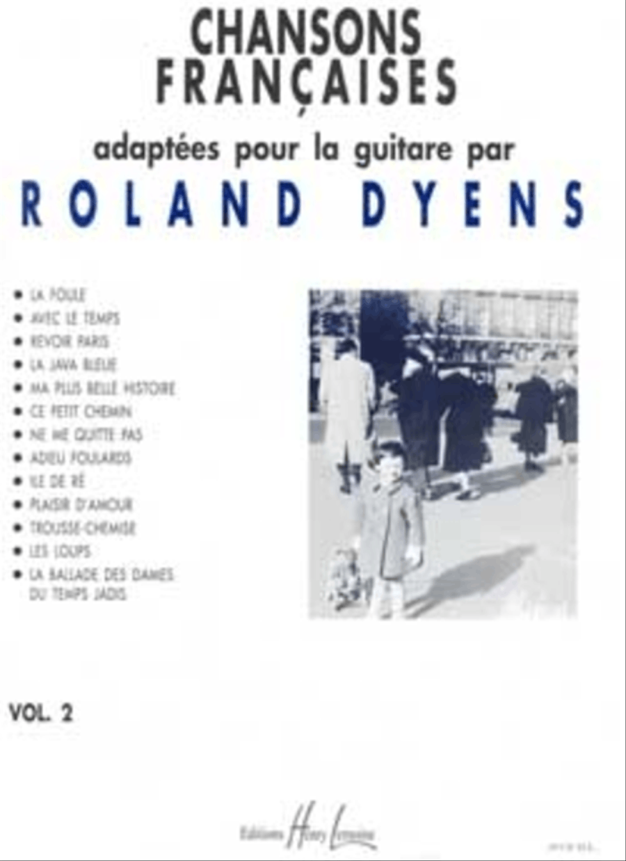 Chansons francaises - Volume 2 Acoustic Guitar scores gallery preview page 1