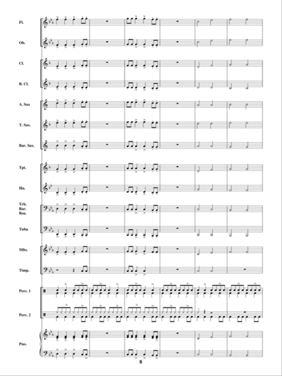 Mojo Mojo Concert Band scores gallery preview page 7