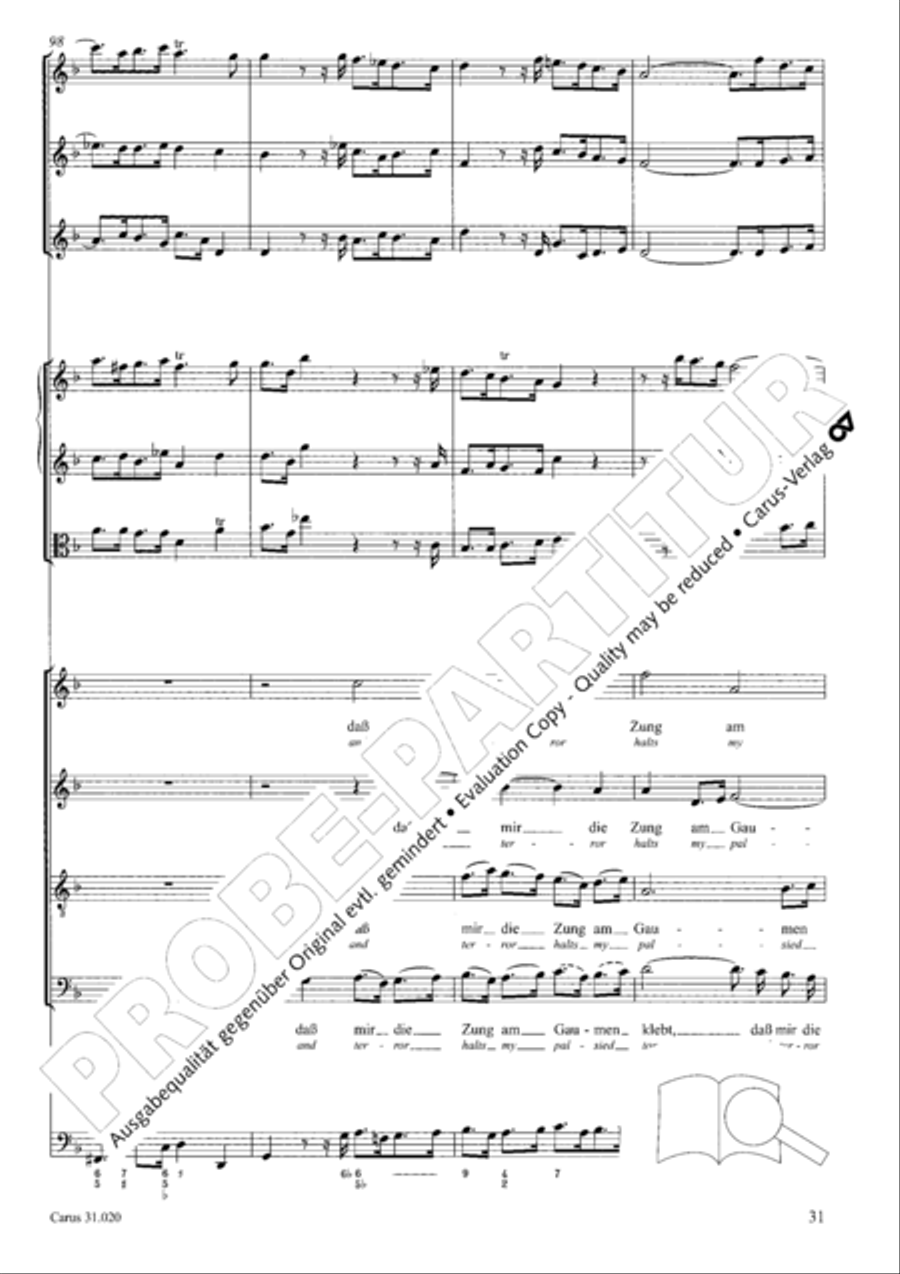 Eternity, thou thundrous word (O Ewigkeit, du Donnerwort) ATB scores gallery preview page 32