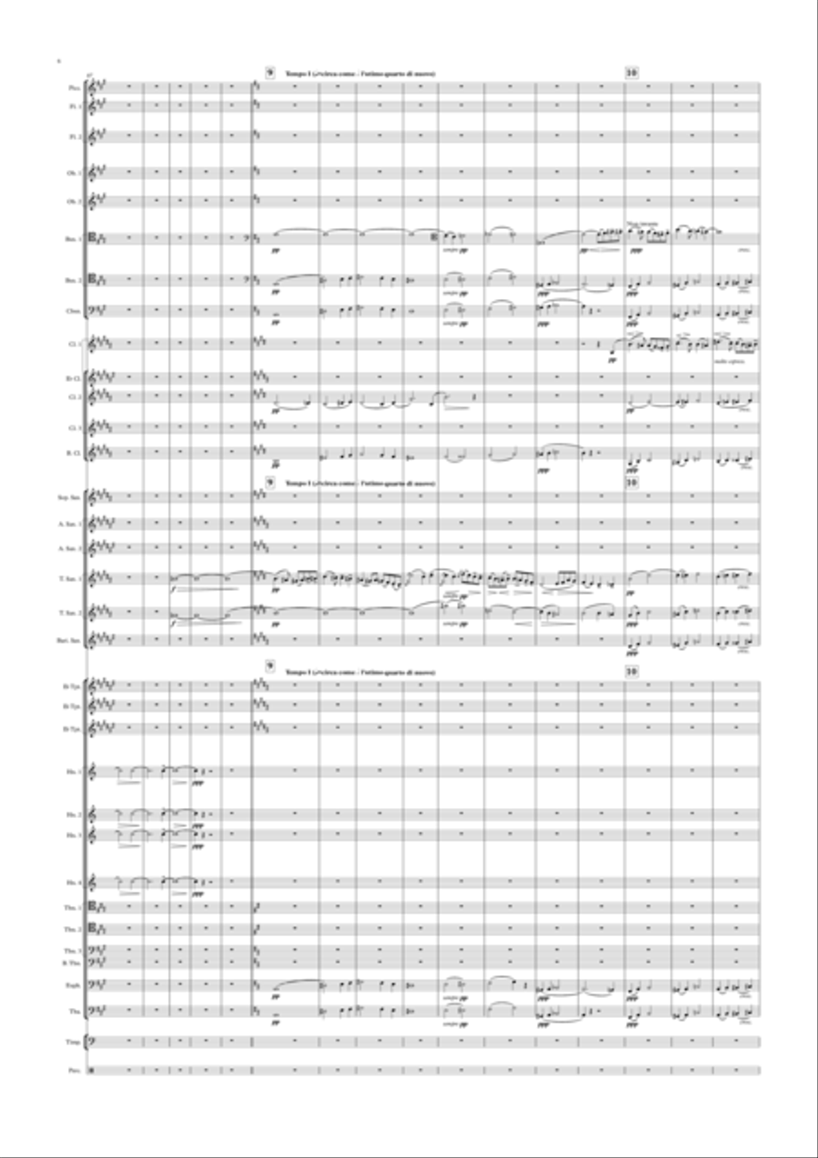 6th Movement from Symphony No.3 in D minor by Gustav Mahler Small Ensemble scores gallery preview page 6
