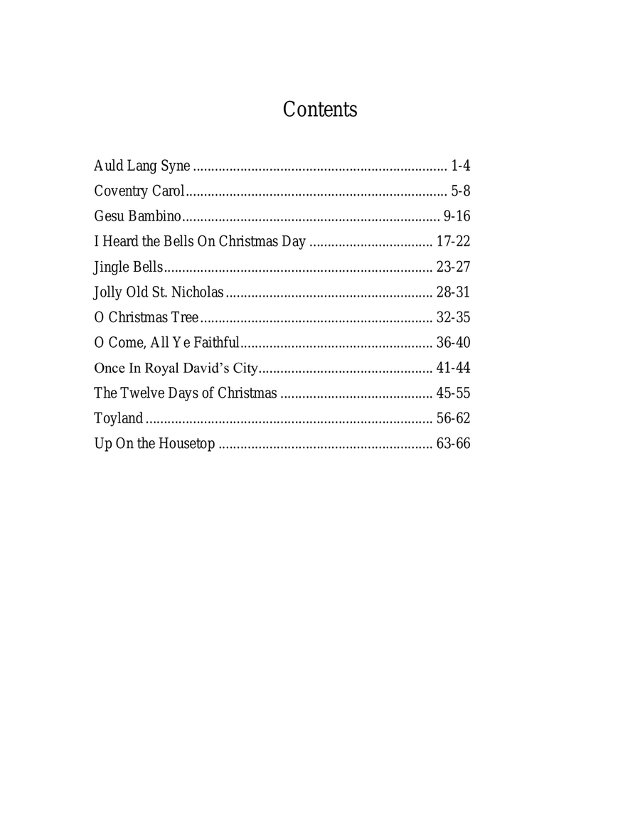 Violin and Viola for Christmas, Vol. III (12 Arrangements) String Duet scores gallery preview page 6