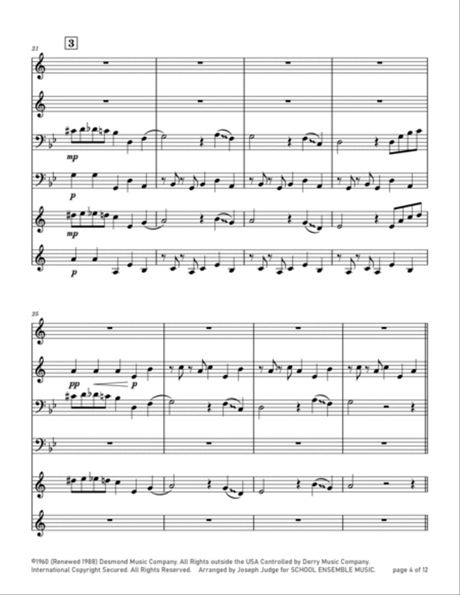 Take Five Brass Quartet scores gallery preview page 4