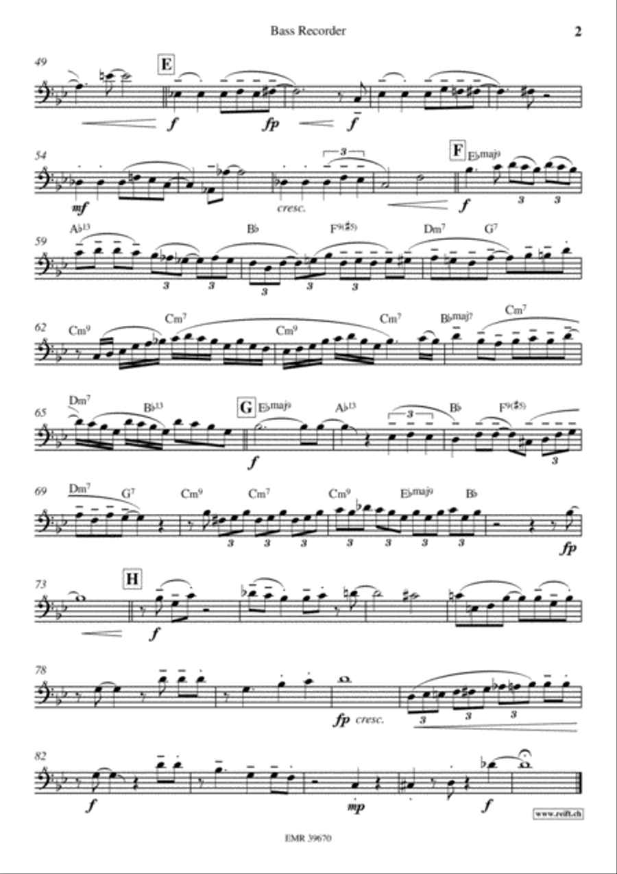 Chicago Bass Recorder scores gallery preview page 3