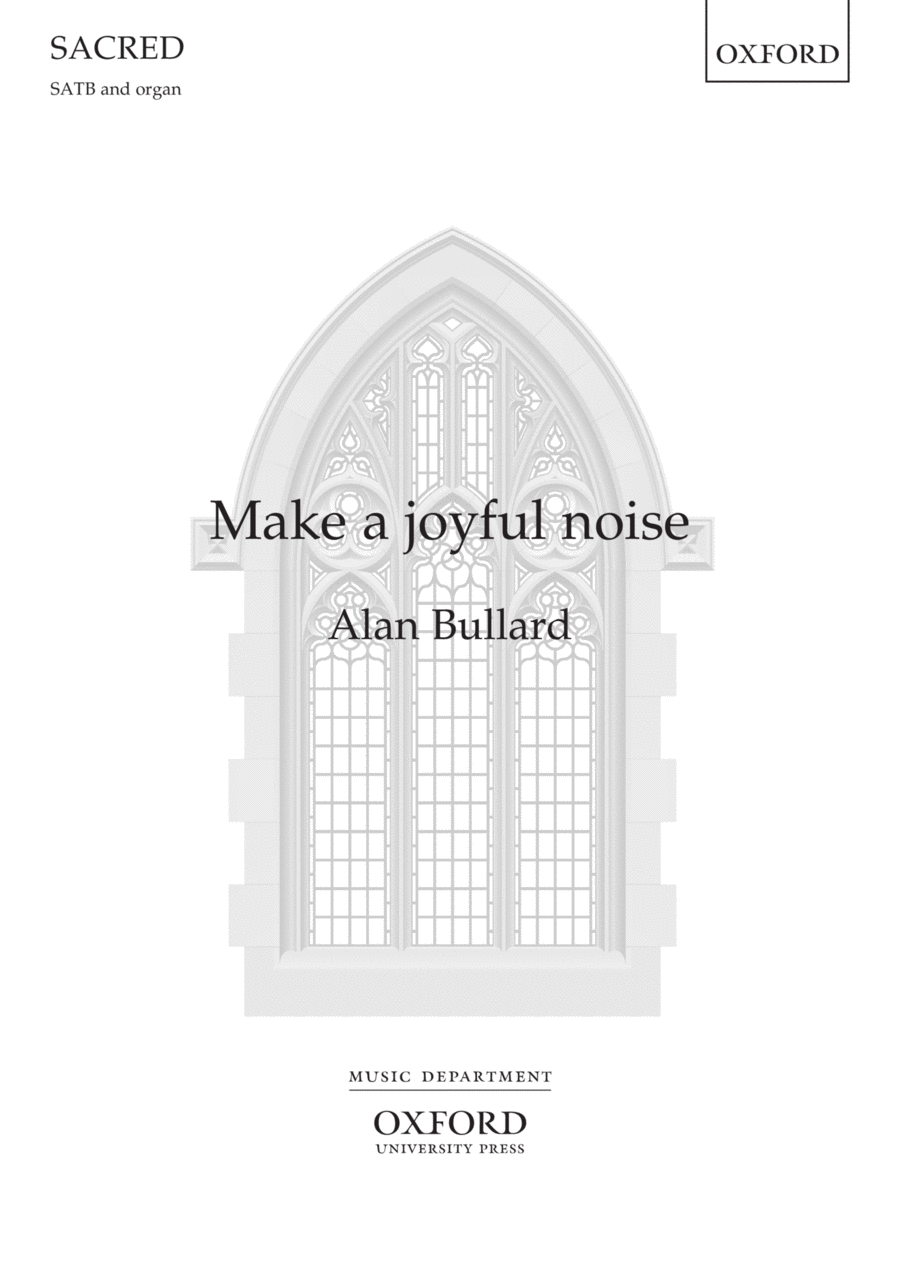 Make a joyful noise 4-Part scores gallery preview page 1