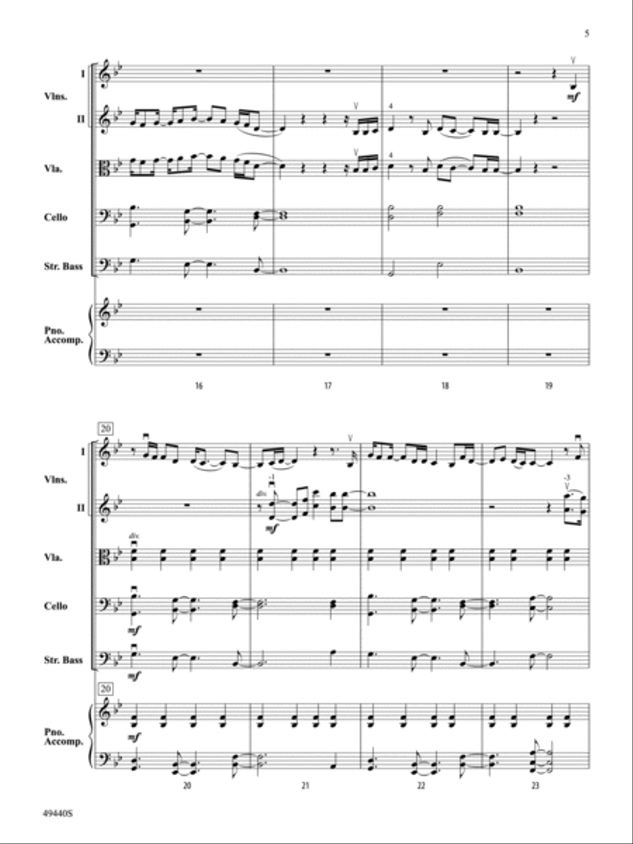 Found/Tonight: Score Found/Tonight: Score String Orchestra scores gallery preview page 5