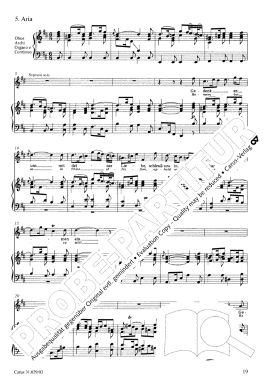 We thank Thee, Lord, God, we thank Thee, Lord (Wir danken dir, Gott, wir danken dir) 4-Part scores gallery preview page 20