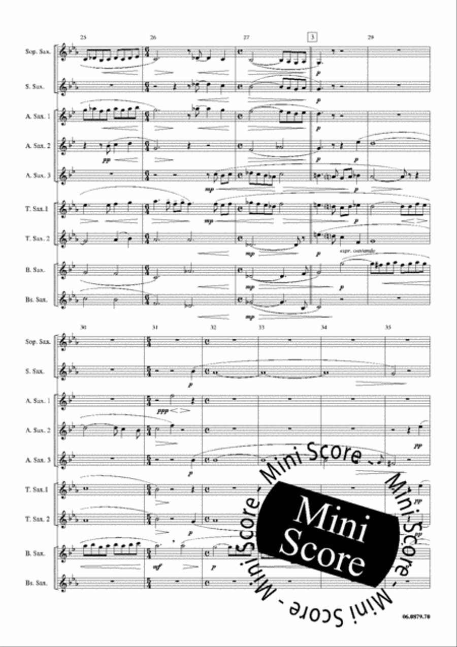 Adagio Saxophone Ensemble scores gallery preview page 7