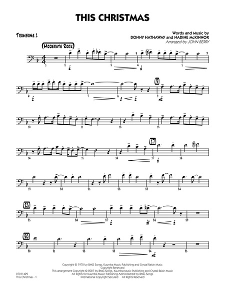 This Christmas - Trombone 1