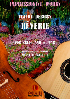 Book cover for RÊVERIE - CLAUDE DEBUSSY - FOR CELLO AND GUITAR