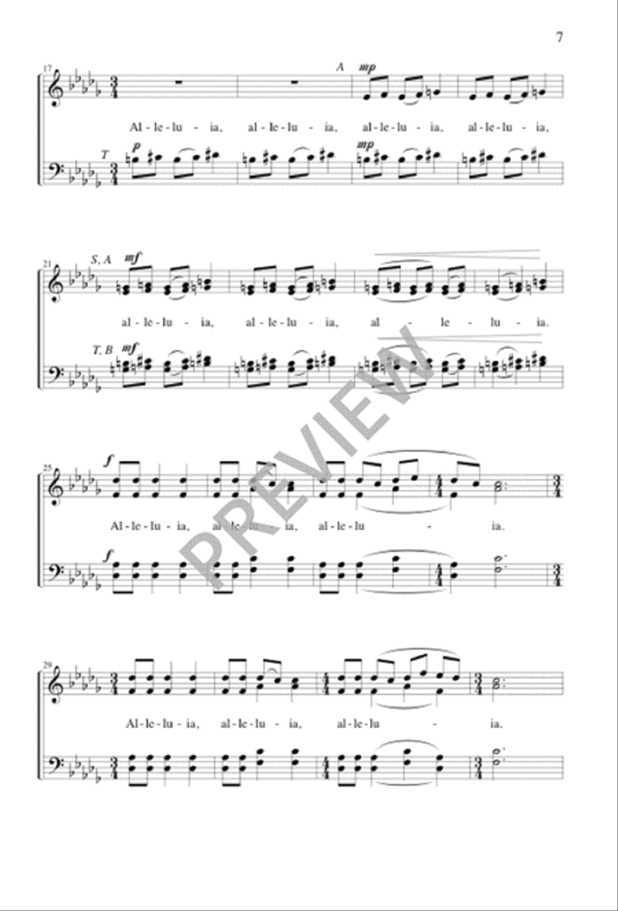 Three Motets Three Motets 4-Part scores gallery preview page 8
