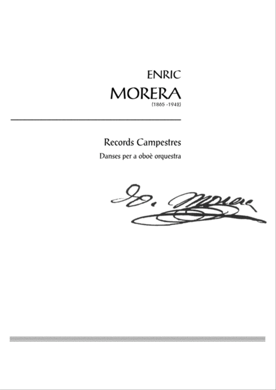 Records campestres. Danses per a oboè i orquestra Full Orchestra scores gallery preview page 3