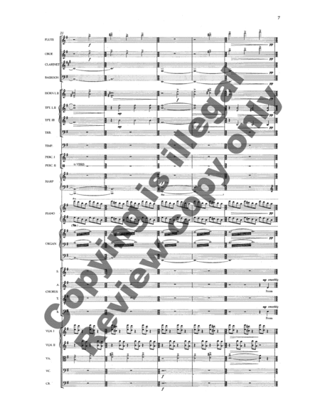A Christmas Garland (SATB Chamber Orchestra Score)