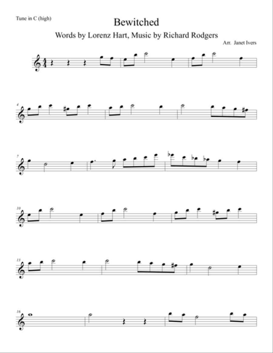 Bewitched Jazz Ensemble scores gallery preview page 4