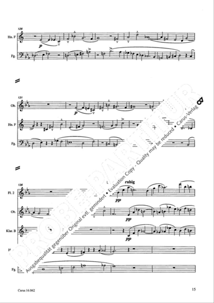 Musik fur sechs Blaser Musik fur sechs Blaser Bassoon scores gallery preview page 18