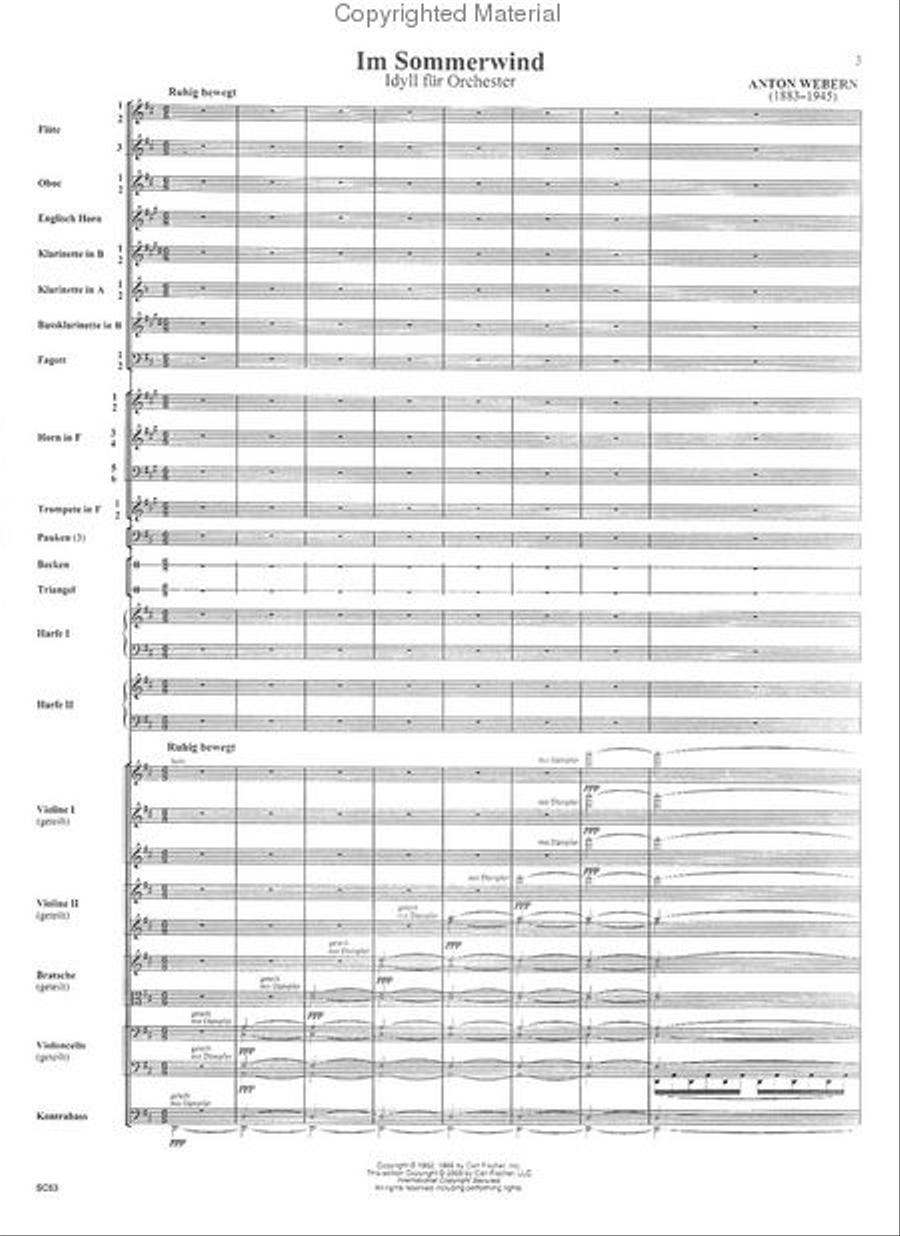 Im Sommerwind Orchestra scores gallery preview page 2